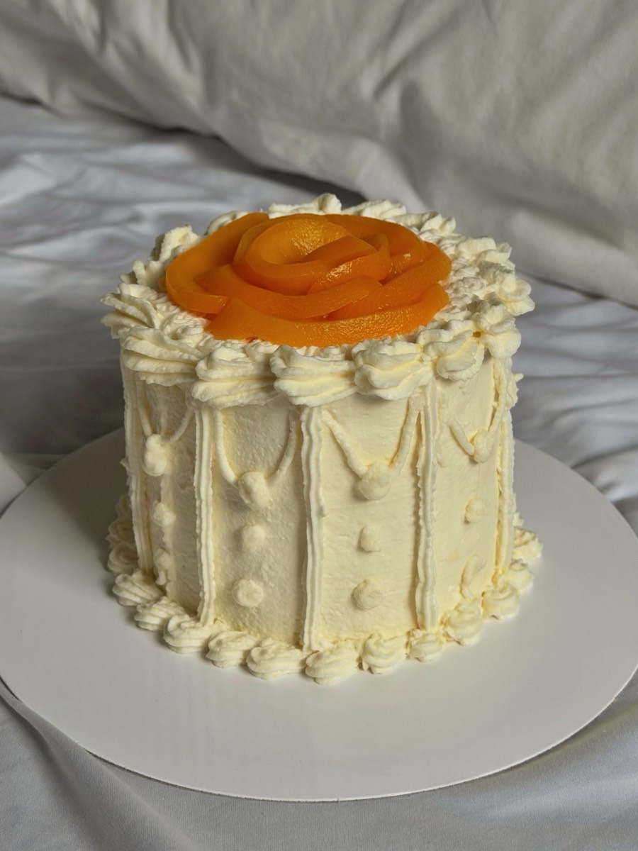 Peach cake